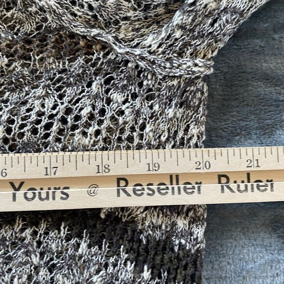 Free People Tunic Womens Small Life's a Beach Stripe Open Back Sweater Dress - Picture 7 of 13